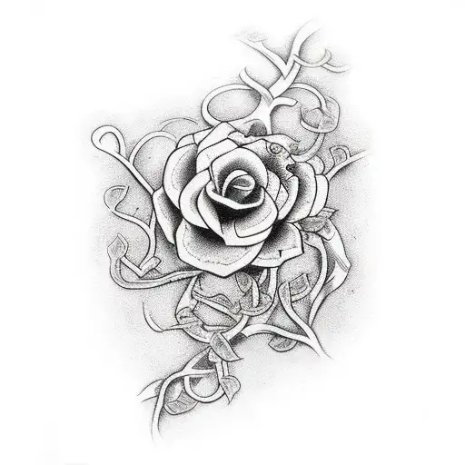 ivy vines that wrap around my arm and a path that represents a rough childhood tattoo design idea