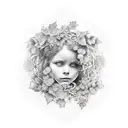 ivy vines that wrap around my arm and a path that represents a rough childhood tattoo design idea