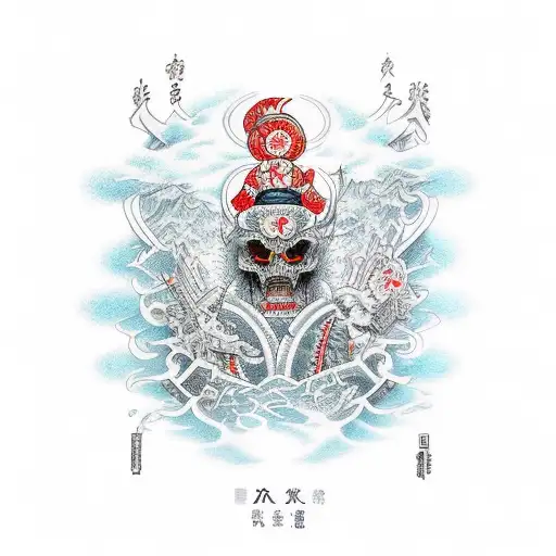 the gate between hell and haven tattoo design idea