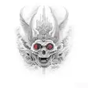 the gate between hell and haven tattoo design idea