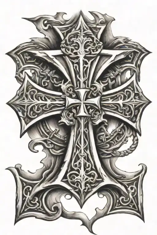 iron Cross tattoo design idea