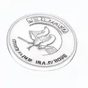 a medal tattoo design idea