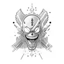 Luffy attack zoro one piece tattoo design idea