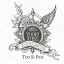 this too shall pass tattoo design idea