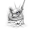 addicted to progress tattoo design idea