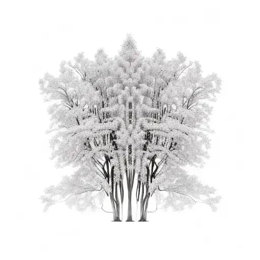 Willow tree tattoo design idea