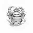 baseball tattoo design idea