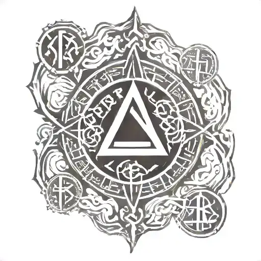 jera runes tattoo design idea