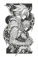 anime sleeve tattoo tattoo design idea