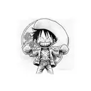Monkey d luffy  tattoo design idea