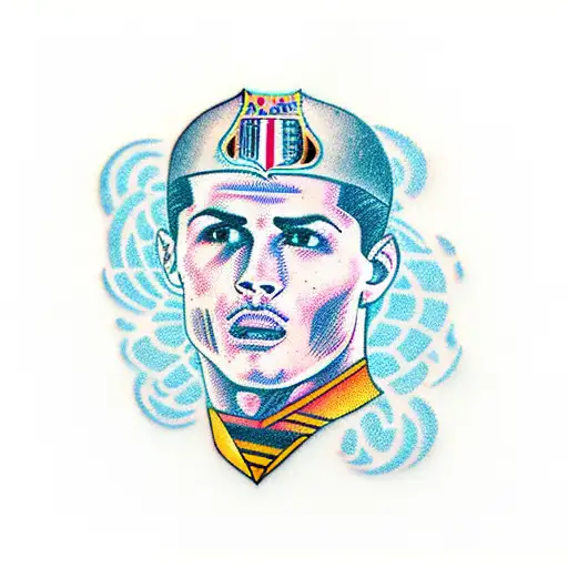 CR7 tattoo design idea