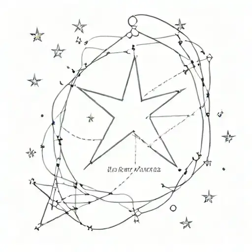 just words no pictures. the words glorious purpose with a star for the dot in the i tattoo design idea