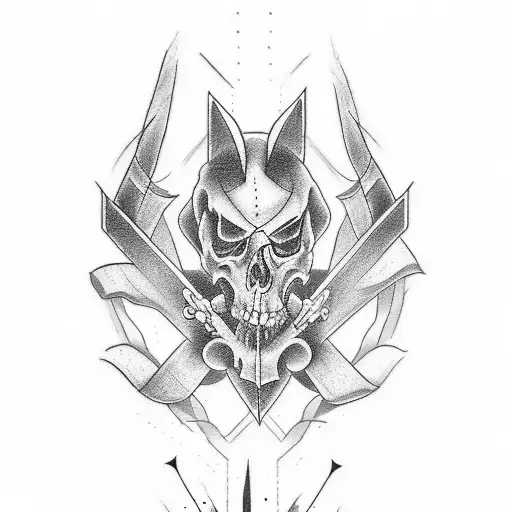 Create a tattoo design for the lateral side of the forearm (outside). From the wrist there is a battlefield cross (empty tattoo design idea