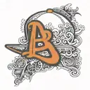 Brooklyn Dodgers Baseball cap   tattoo design idea