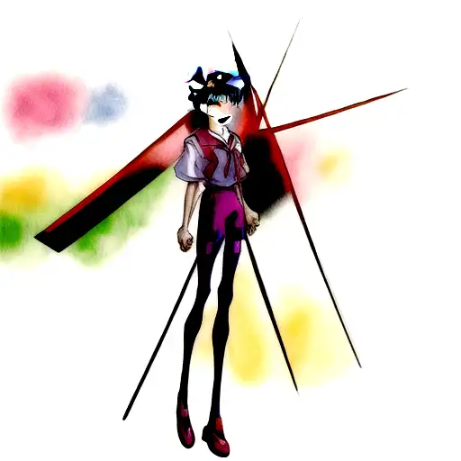 neon genesis evangelion tattoo design idea