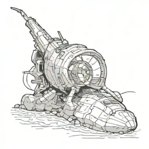 comet tattoo design idea