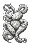 spiritual, 333, cancer zodiac sign tattoo design idea