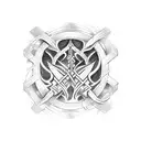 Ukrainian Trident tattoo design idea