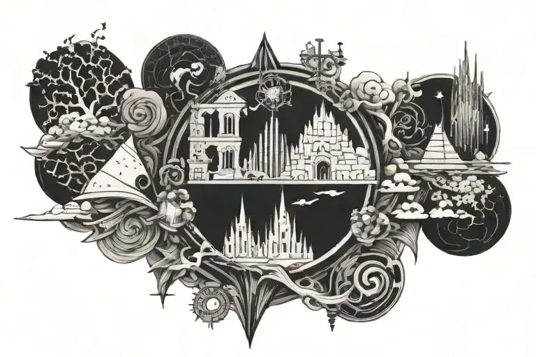 GODS PLAN tattoo design idea