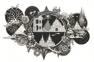 GODS PLAN tattoo design idea