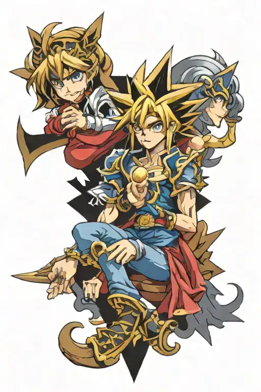 Yu-Gi-Oh tattoo design idea