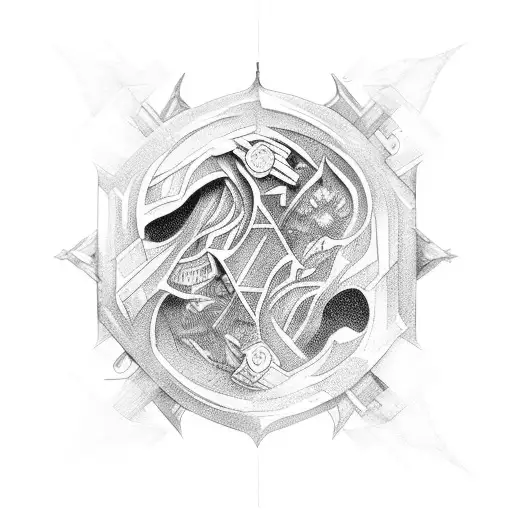 board game outside of the box thinking  tattoo design idea