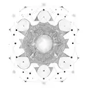 corona borealis tattoo design idea