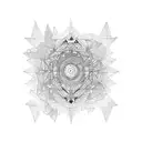 corona borealis tattoo design idea