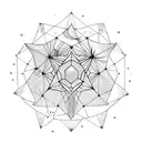 corona borealis tattoo design idea