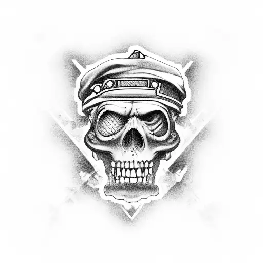 marine corpse Iraq war fallen brothers tattoo design idea