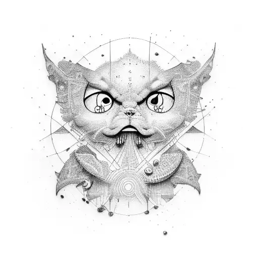 matrix falling code rain tattoo design idea