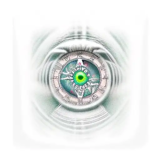 matrix code rain tattoo design idea