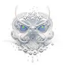 matrix code rain tattoo design idea