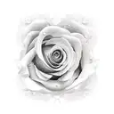 icaro with a poem, a rose, the sun and the sea that melt the ice tattoo design idea