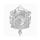 "trust the process", "get out of the way", "balance", "it's not about you", "teach peace", treble clef, bass clef, heart tattoo design idea