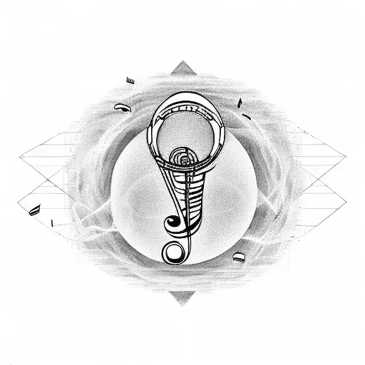 S music note, heart beat, semicolon,crescent, tattoo design idea