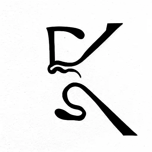 tattoo with letters J, L and E tattoo design idea