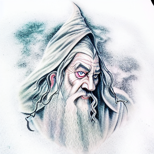 gandalf the gray tattoo design idea