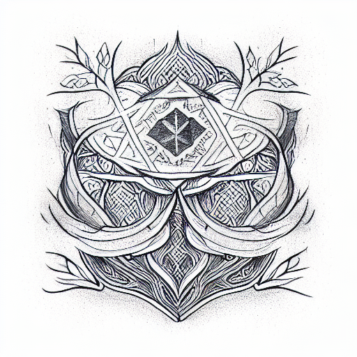 I amar prestar aen, han mathon ne nen, han mathon ne chae a han noston ned 'wili tattoo design idea