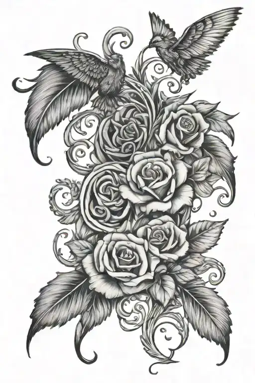 my family's keeper, for them i'd risk it all tattoo design idea