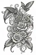 my family's keeper, for them i'd risk it all tattoo design idea