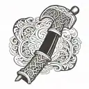 sledgehammer case tattoo design idea