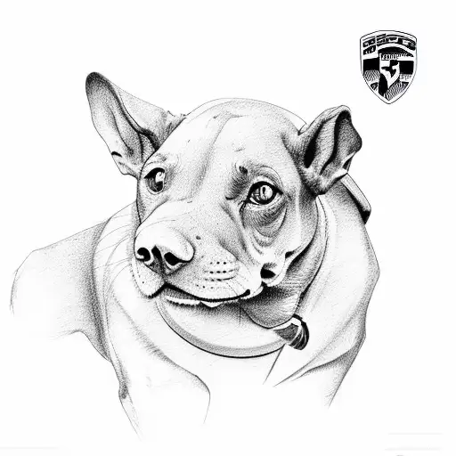 Porsche 356 + papá tattoo design idea