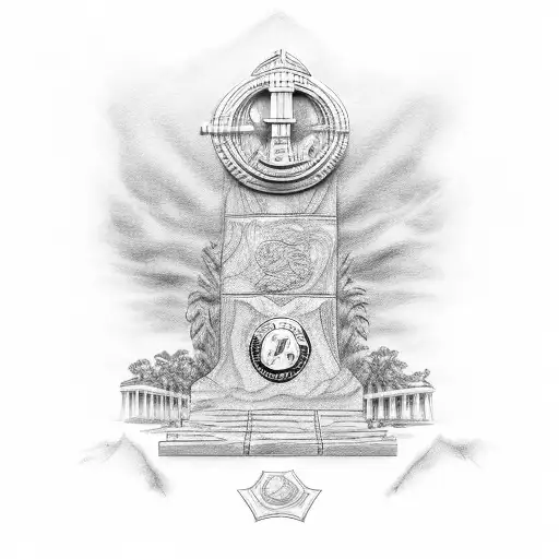 Alabama crimson tide memorial  tattoo design idea