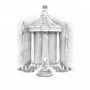 Alabama crimson tide memorial  tattoo design idea