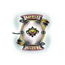 Barbed Wire around knuckle dusters  tattoo design idea