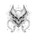 Life eternal, ghost tattoo design idea