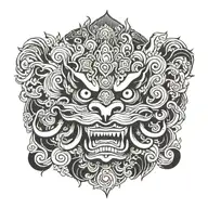 barong tattoo design idea