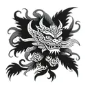 baron bali barong tattoo design idea