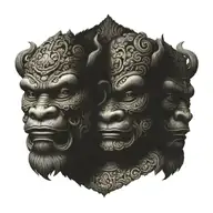 barong tattoo design idea